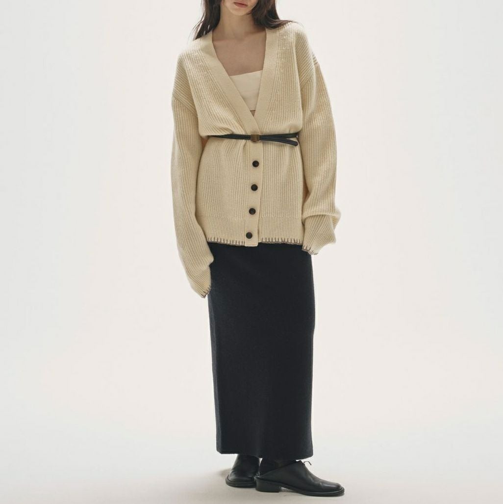 TODAYFUL [トゥデイフル] ウールリブニットカーディガン [12520519] ECRU