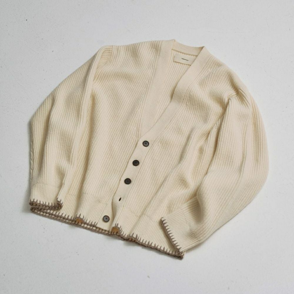 TODAYFUL [トゥデイフル] ウールリブニットカーディガン [12520519] ECRU