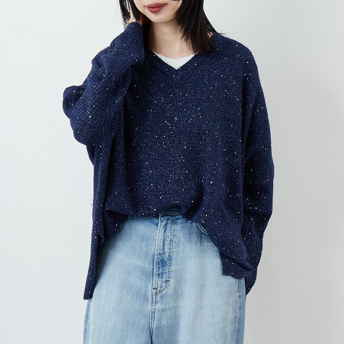 ﾈｲﾋﾞｰ&&モデル身長：162cm 着用サイズ：F&&