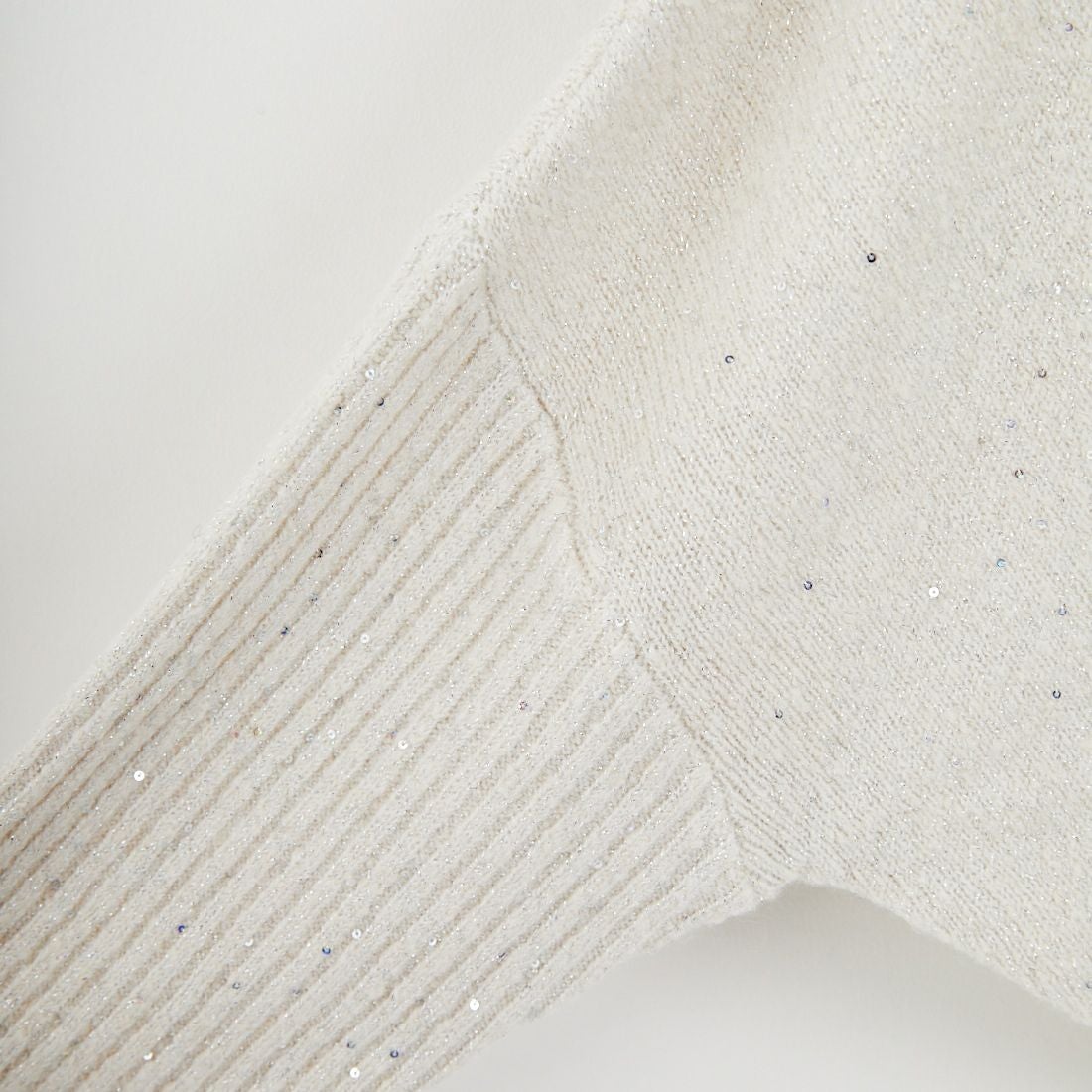 Jf Ready Made [ジェイエフレディメイド] スパンコールドルマンニットプルオーバー [3225426] ｱｲﾎﾞﾘｰ