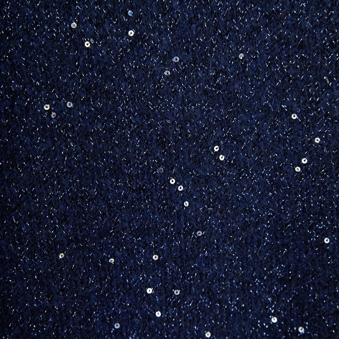 Jf Ready Made [ジェイエフレディメイド] スパンコールドルマンニットプルオーバー [3225426] ﾈｲﾋﾞｰ