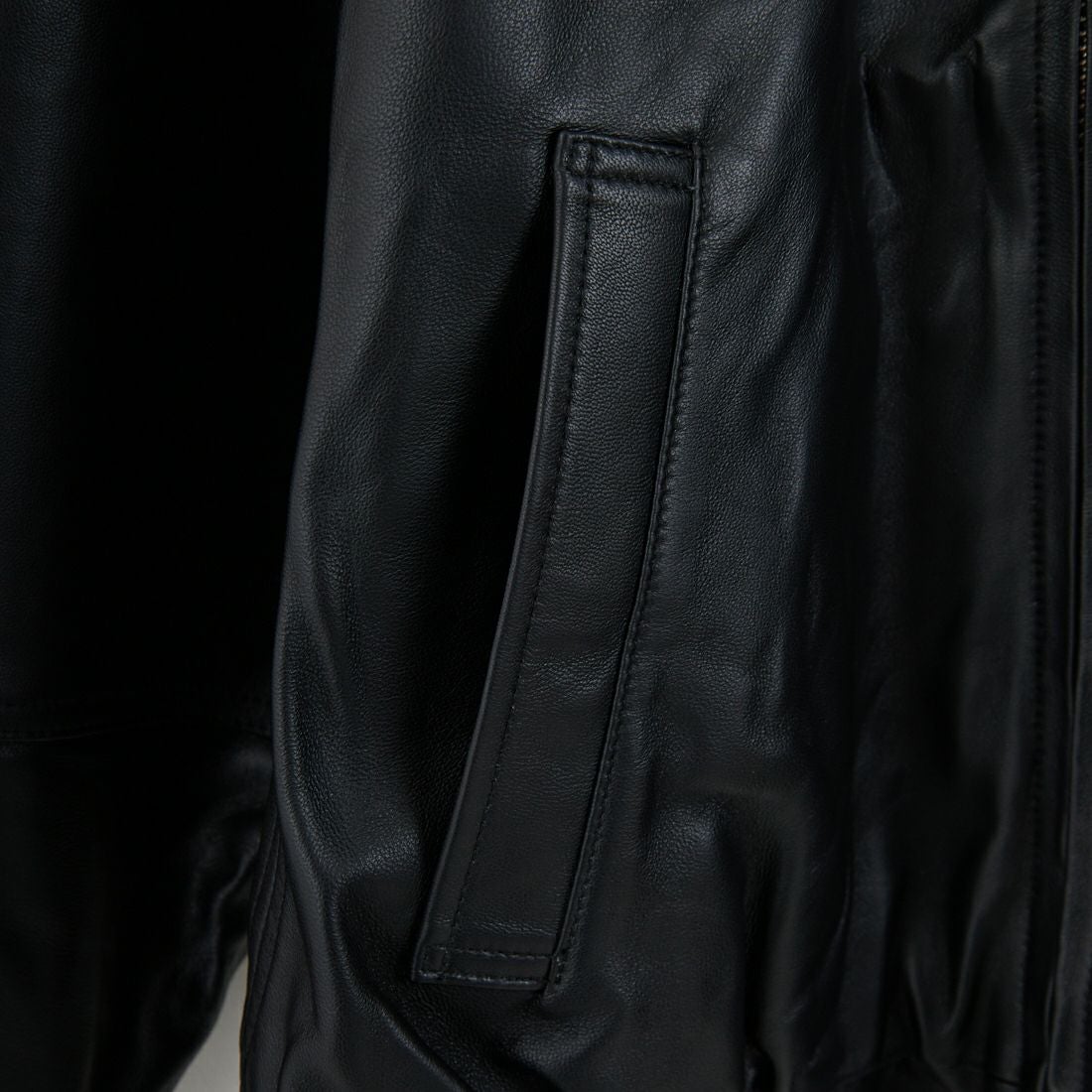 Jeans Factory Clothes [ジーンズファクトリークローズ] ラムボンバージャケット [25413JF] BLACK