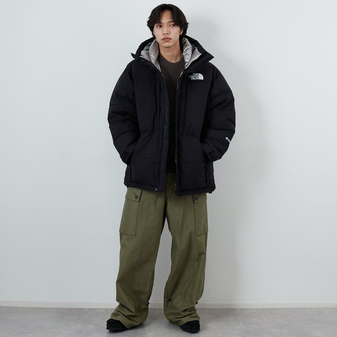 THE NORTH FACE [ザ ノースフェイス] バルトロジャケット [ND92553] K &&モデル身長：179cm 着用サイズ：M&&