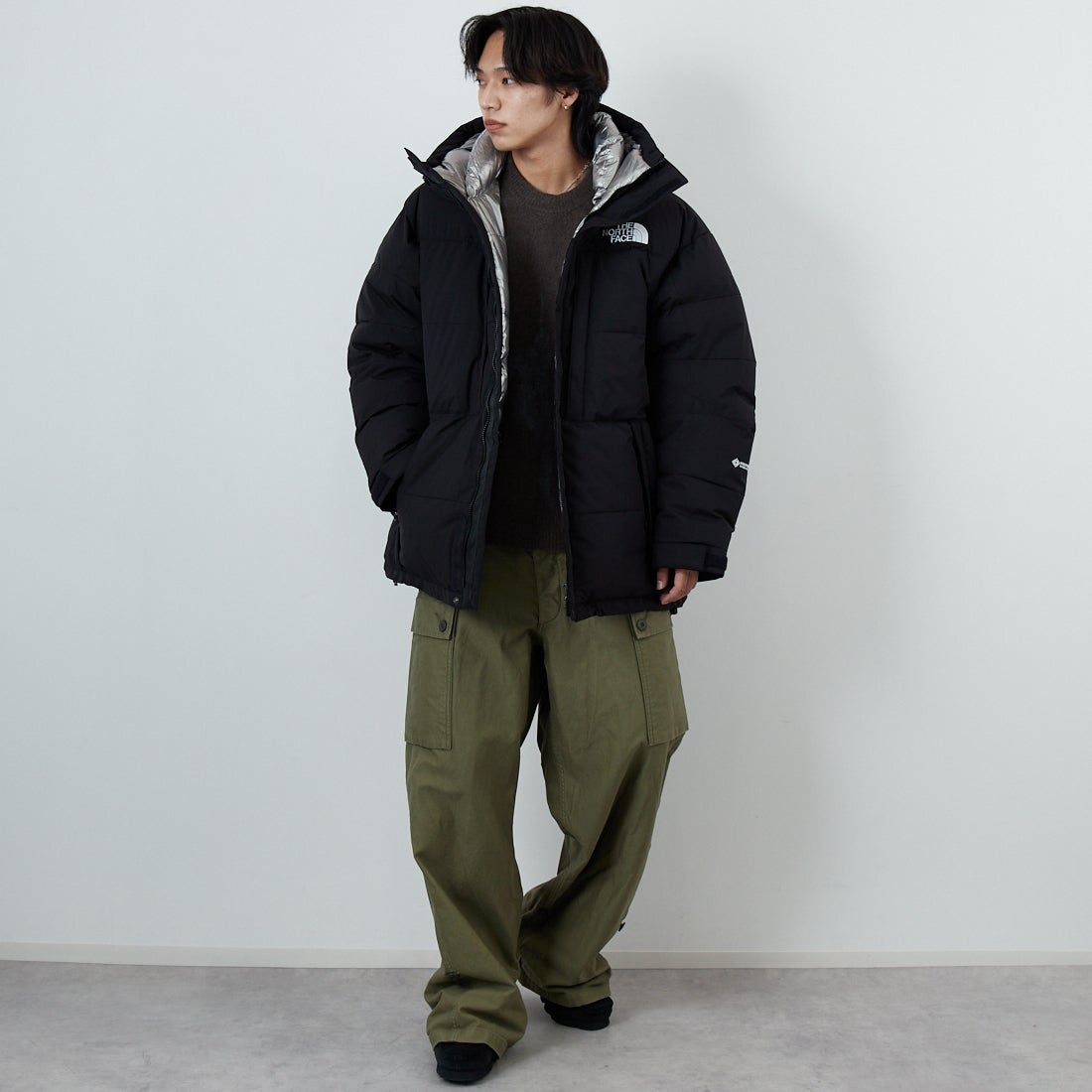 THE NORTH FACE [ザ ノースフェイス] バルトロジャケット [ND92553] K &&モデル身長：179cm 着用サイズ：M&&
