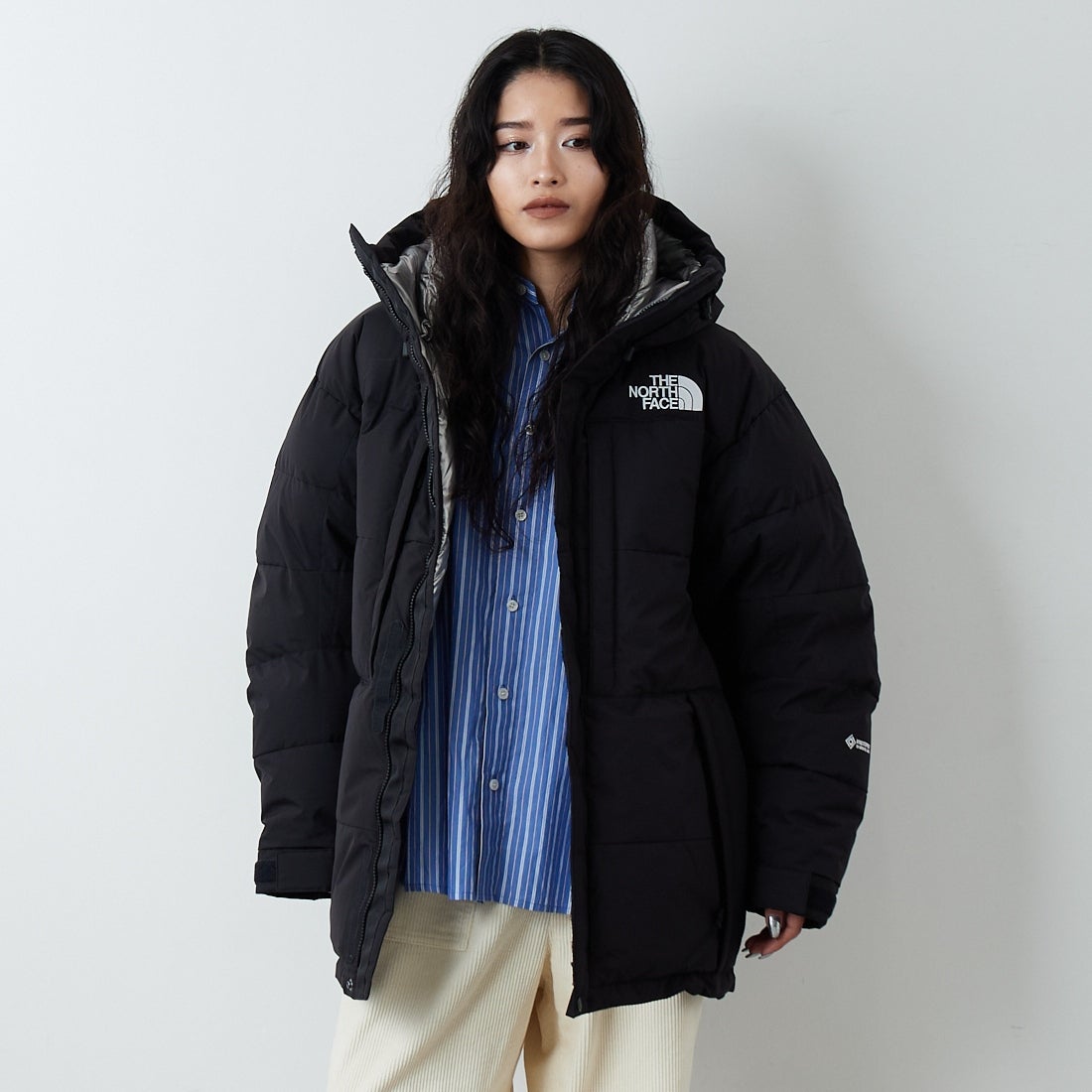 THE NORTH FACE [ザ ノースフェイス] バルトロジャケット [ND92553] K &&モデル身長：162cm 着用サイズ：S&&