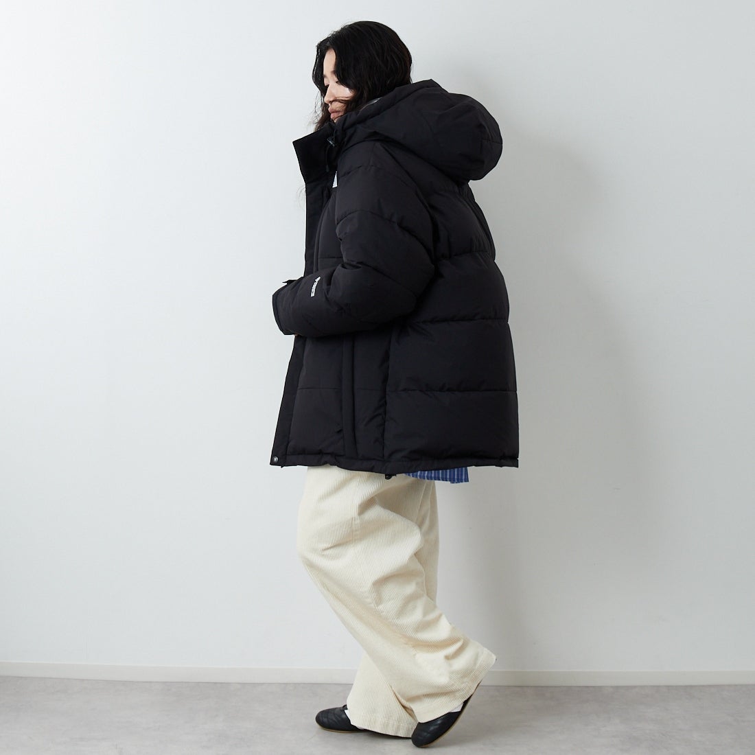 THE NORTH FACE [ザ ノースフェイス] バルトロジャケット [ND92553] K &&モデル身長：162cm 着用サイズ：S&&