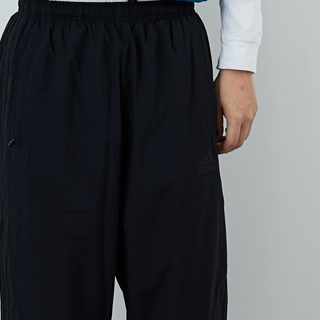 adidas Originals [アディダス オリジナルス] チームガイスト トラックパンツ [QF069] KA0596 &&モデル身長：179cm 着用サイズ：M&&