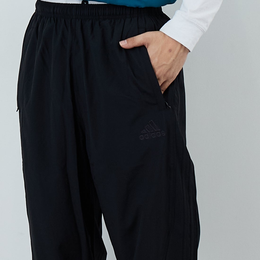 adidas Originals [アディダス オリジナルス] チームガイスト トラックパンツ [QF069] KA0596 &&モデル身長：179cm 着用サイズ：M&&