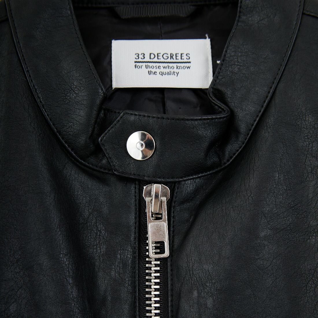 33Degrees [サーティスリーディグリーズ] フェイクレザー シングル