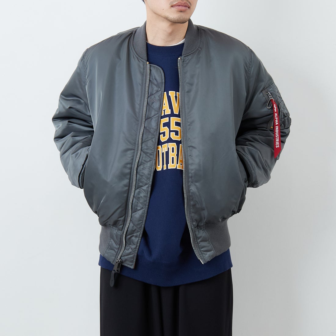 ALPHA [アルファ] MA-1フライトジャケット [MJM21000C1]｜ジーンズ
