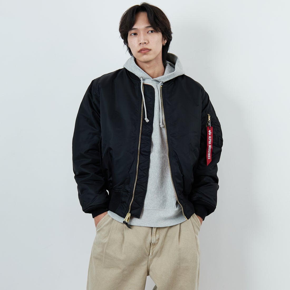 ALPHA [アルファ] MA-1フライトジャケット [MJM21000C1]｜ジーンズ