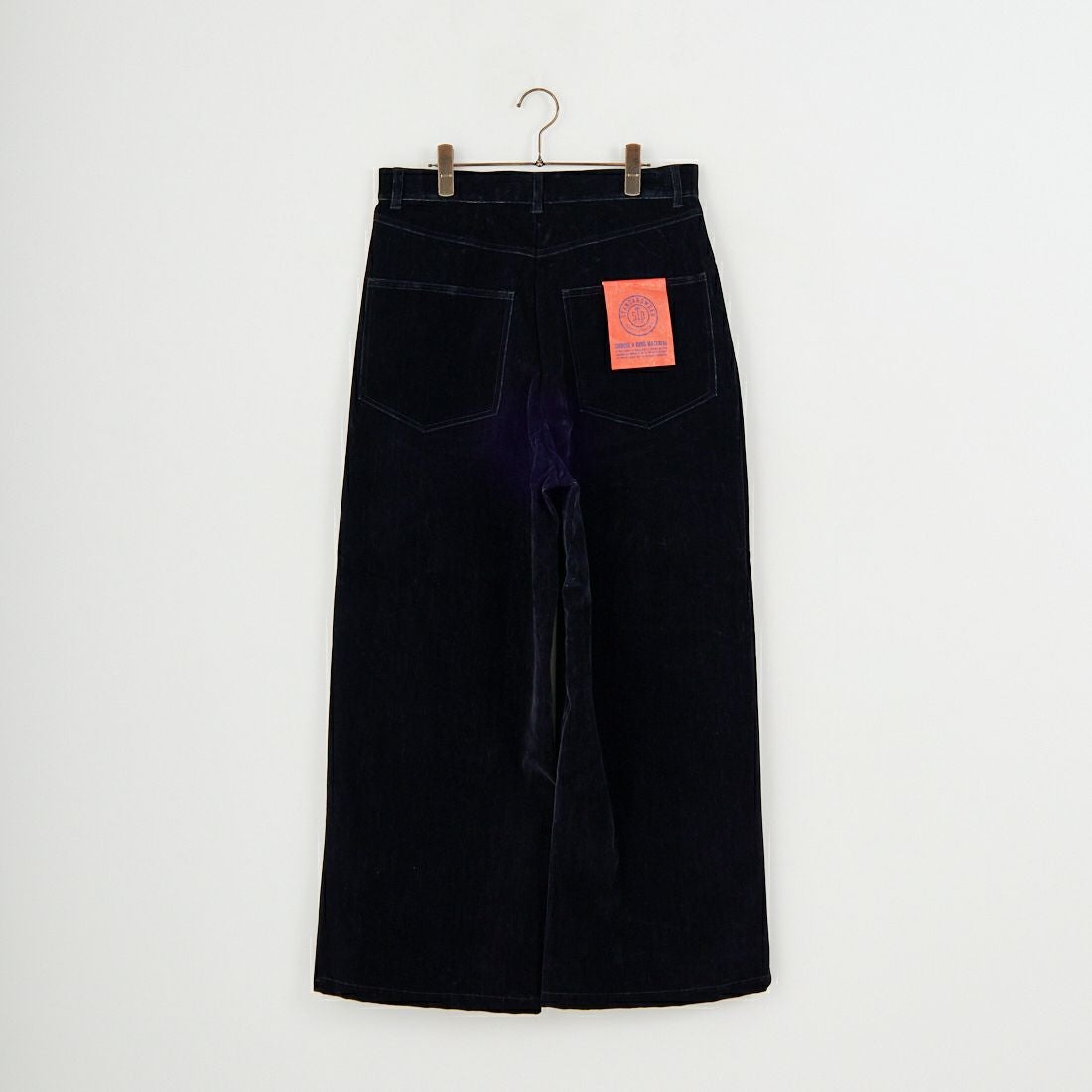 Jeans Factory Clothes [ジーンズファクトリークローズ] フロッキーデニムバギーパンツ [M2528022JF] BLACK