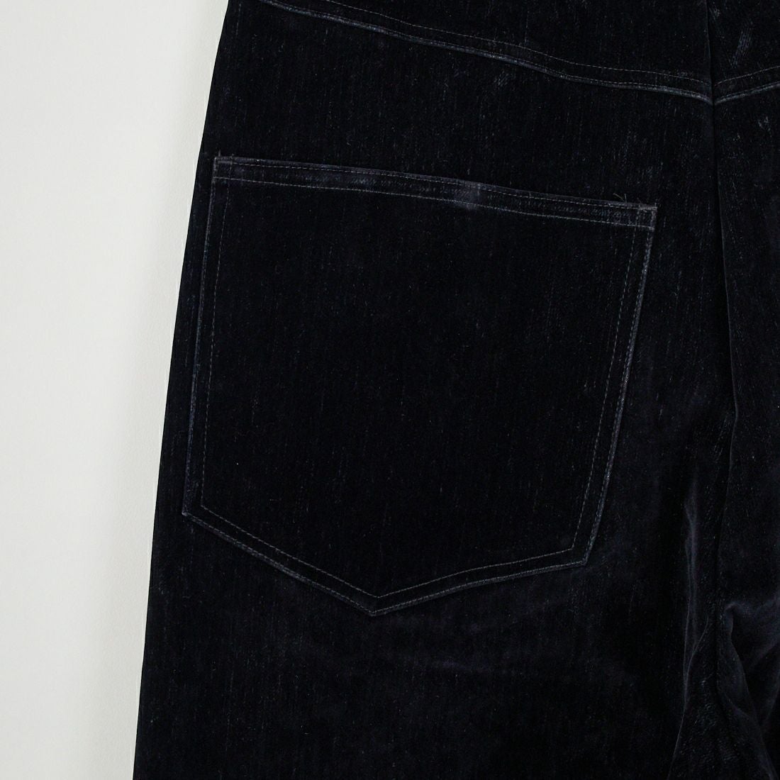 Jeans Factory Clothes [ジーンズファクトリークローズ] フロッキーデニムバギーパンツ [M2528022JF] BLACK
