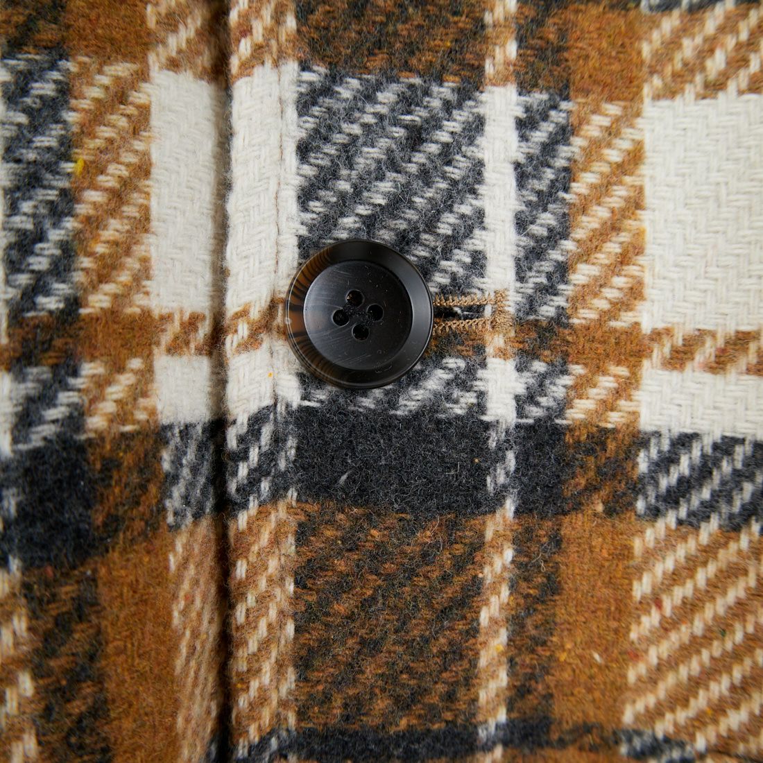 33Degrees [サーティスリーディグリーズ] メルトンチェックCPOジャケット [531024IN] BEIGE