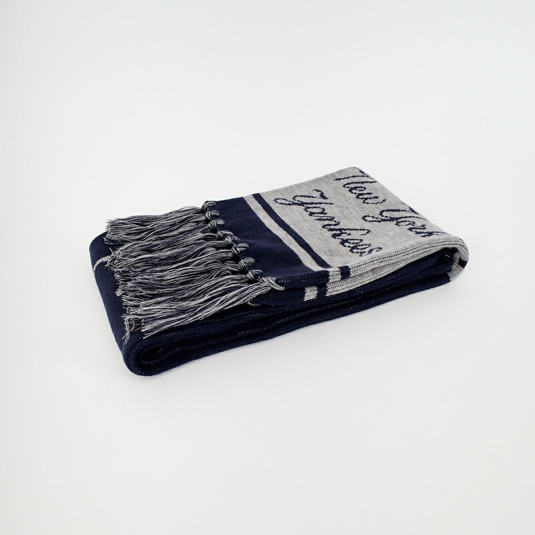 MLB × INFIELDER DESIGN [エムエルビー × インフィールダーデザイン] MLB チームマフラー [MLB-275] NV-YANKEES