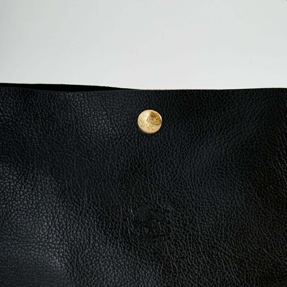 IL BISONTE [イルビゾンテ] レザークロスボディバッグ [54192300110] 35 ﾌﾞﾗｯｸ