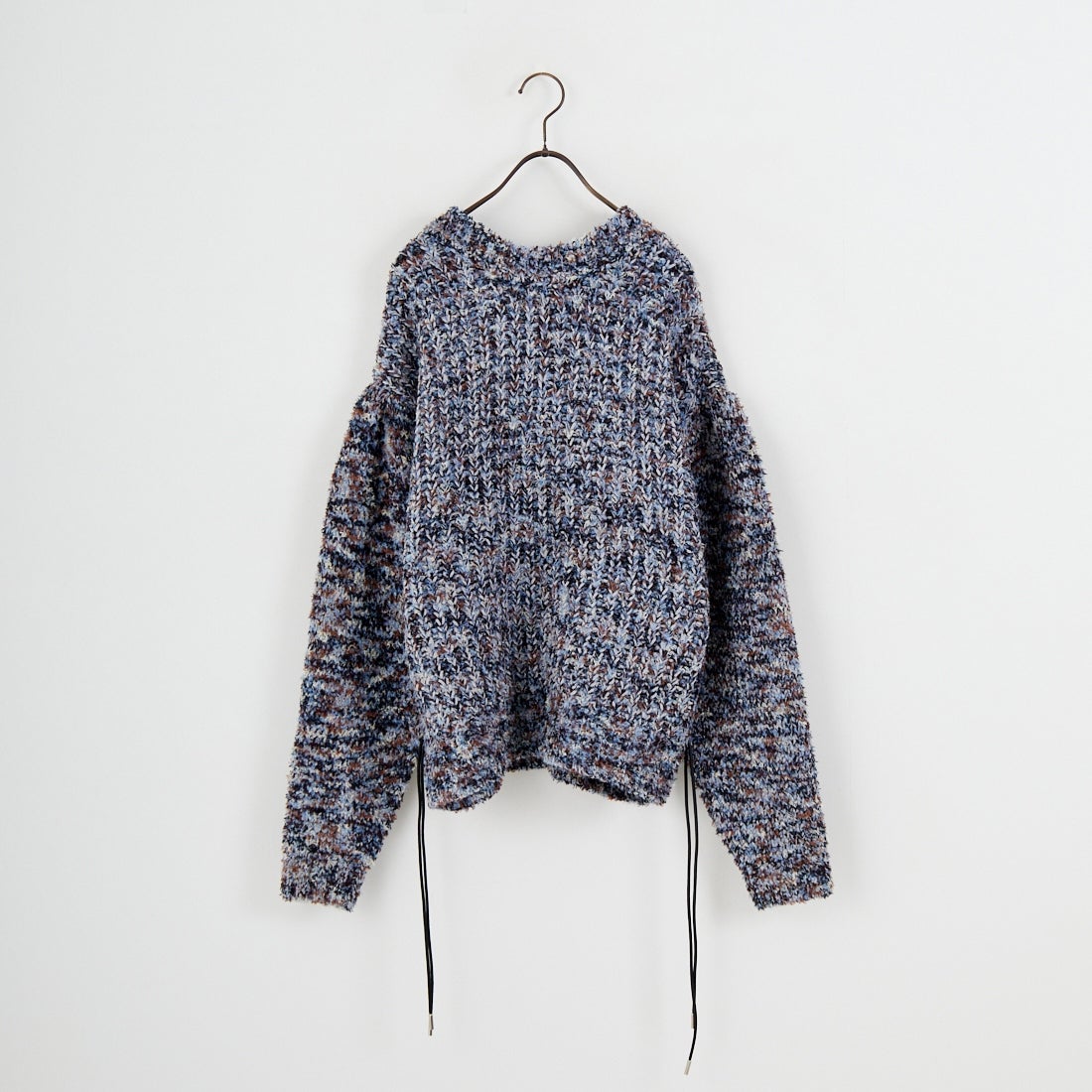 MAISON SPECIAL [メゾンスペシャル] 2WAY ネックメランジ ニットプルオーバー [21252365311] BLU