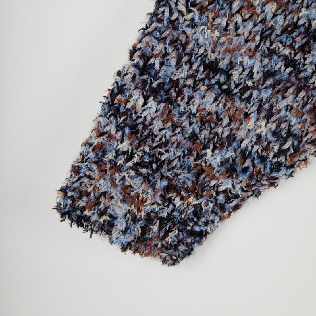 MAISON SPECIAL [メゾンスペシャル] 2WAY ネックメランジ ニットプルオーバー [21252365311] BLU