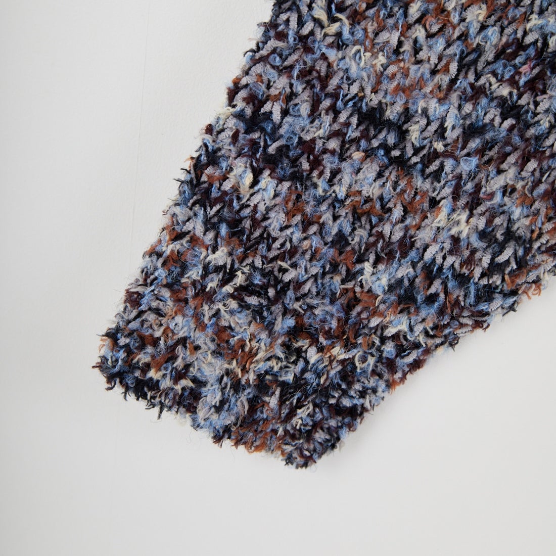 MAISON SPECIAL [メゾンスペシャル] 2WAY ネックメランジ ニットプルオーバー [21252365311] BLU