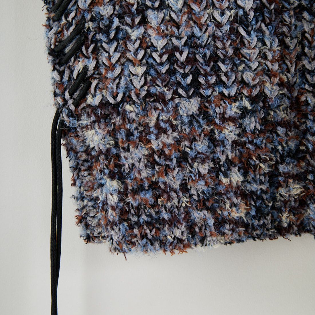 MAISON SPECIAL [メゾンスペシャル] 2WAY ネックメランジ ニットプルオーバー [21252365311] BLU