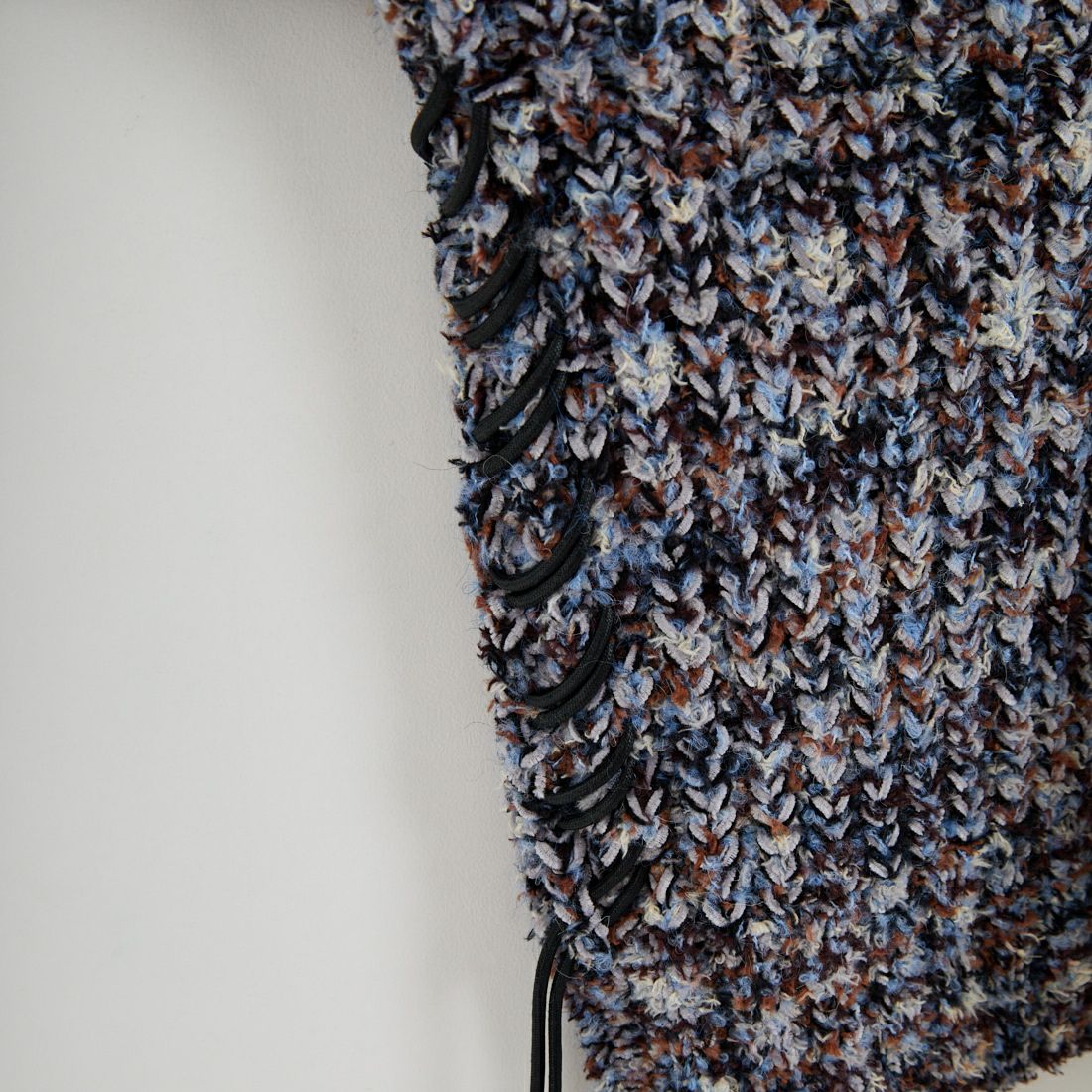 MAISON SPECIAL [メゾンスペシャル] 2WAY ネックメランジ ニットプルオーバー [21252365311] BLU