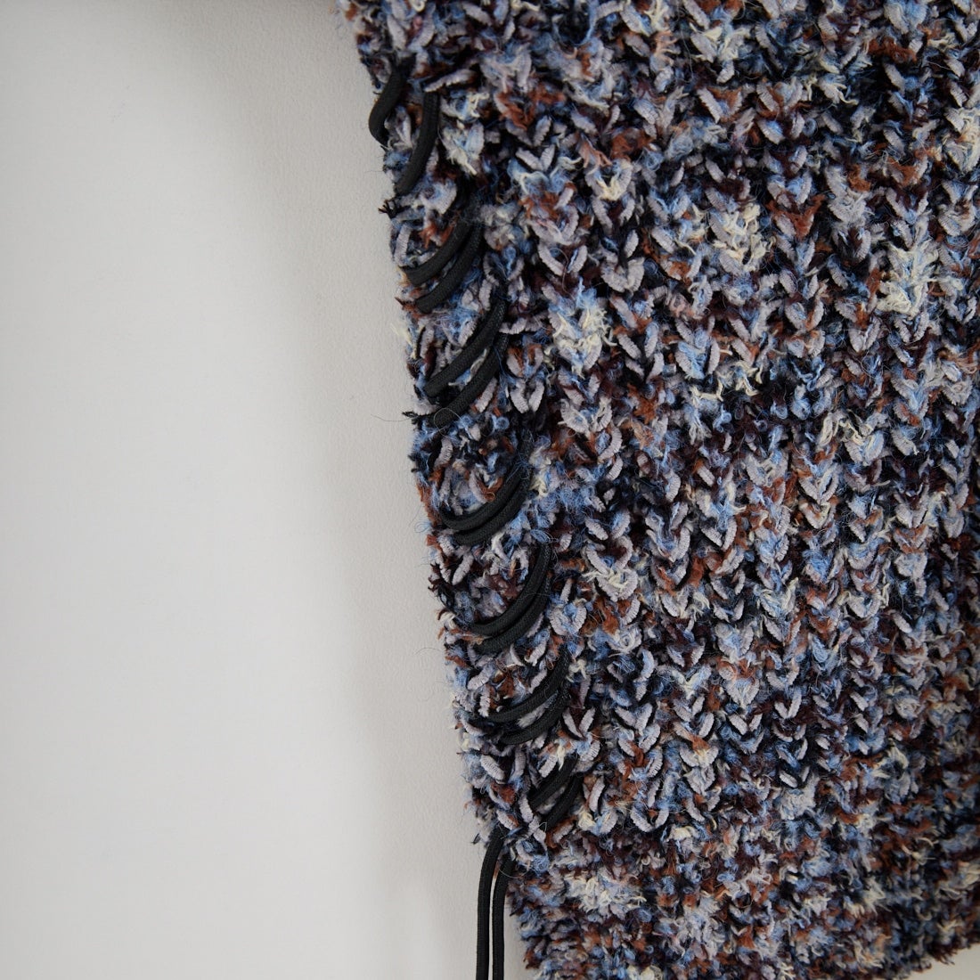 MAISON SPECIAL [メゾンスペシャル] 2WAY ネックメランジ ニットプルオーバー [21252365311] BLU