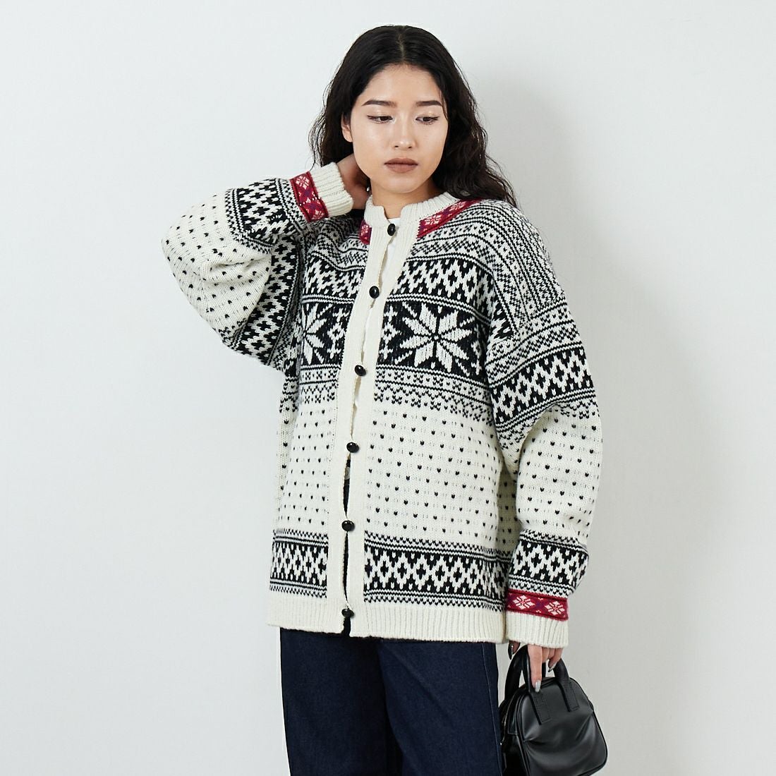 02 ECRU&&モデル身長：162cm 着用サイズ：F0&&