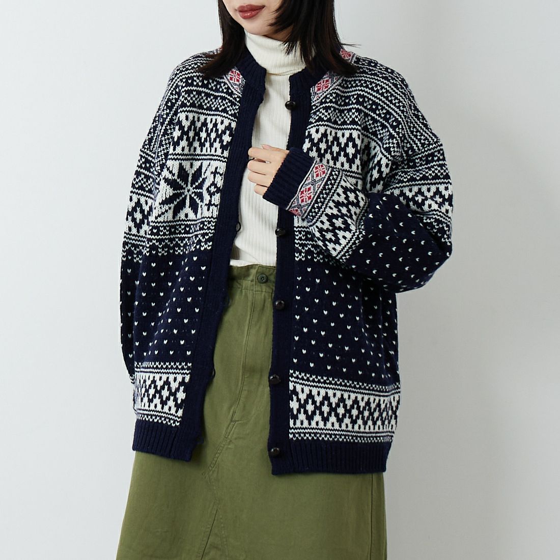 85 NAVY&&モデル身長：162cm 着用サイズ：F0&&