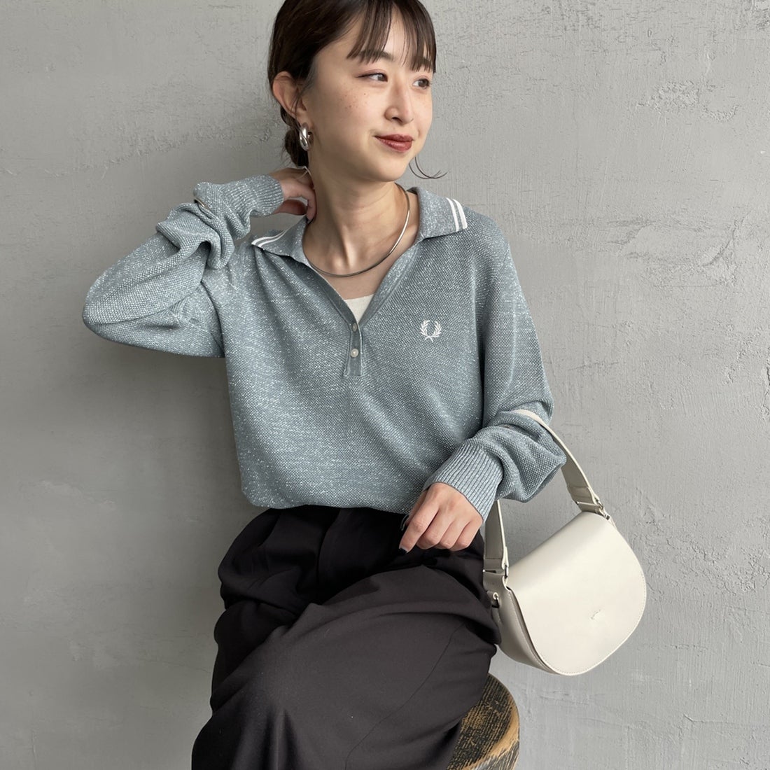 FRED PERRY [フレッドペリー] ツインティップライン ロングスリーブ