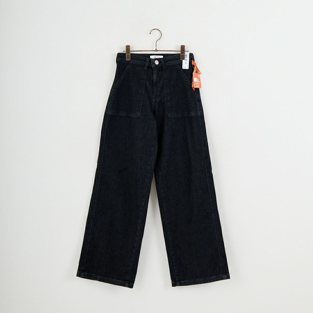 SOMETHING [サムシング] BODY FIRE ワイドベイカーデニムパンツ [SW158] 2583 BLACK
