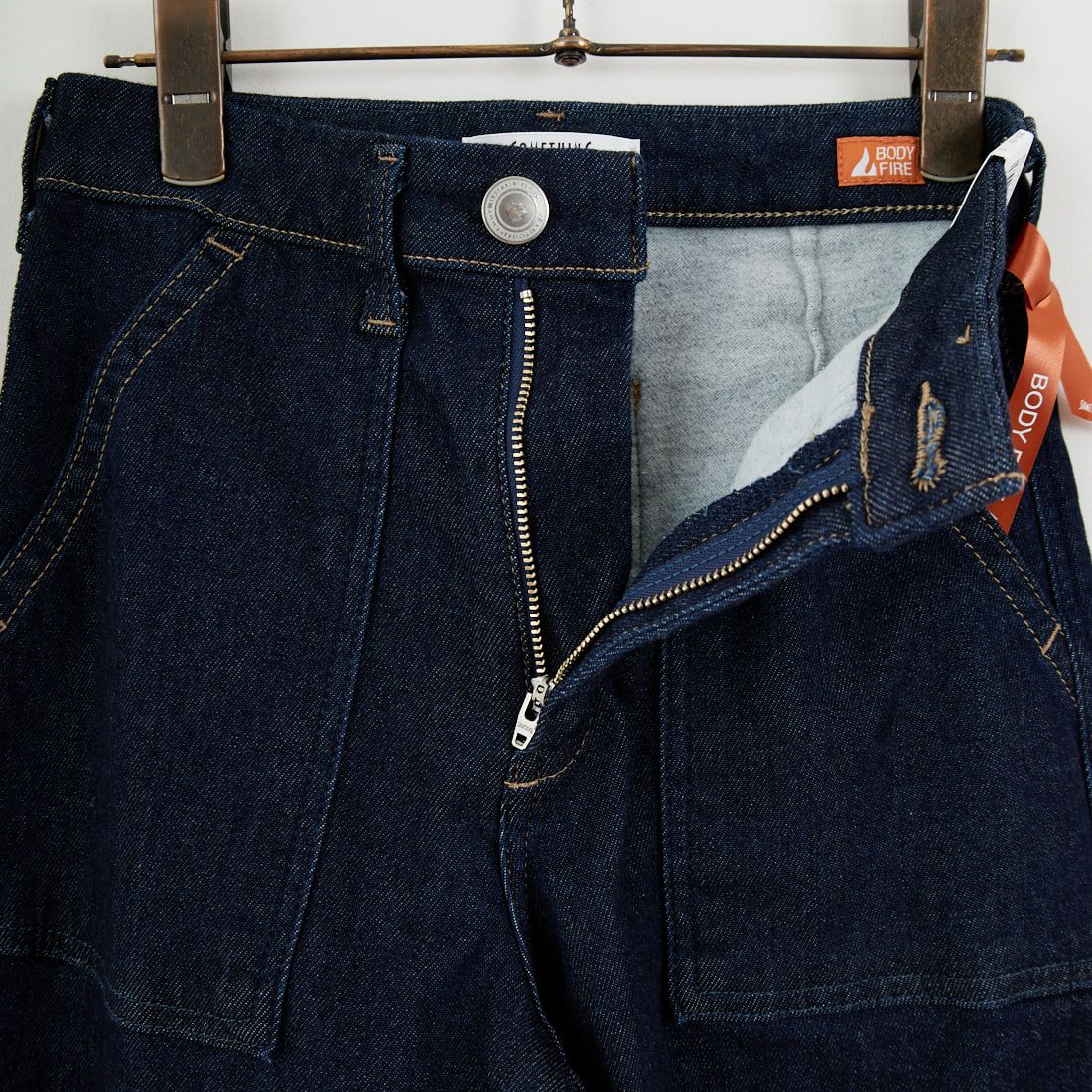 SOMETHING [サムシング] BODY FIRE ワイドベイカーデニムパンツ [SW158] 2500 O.W