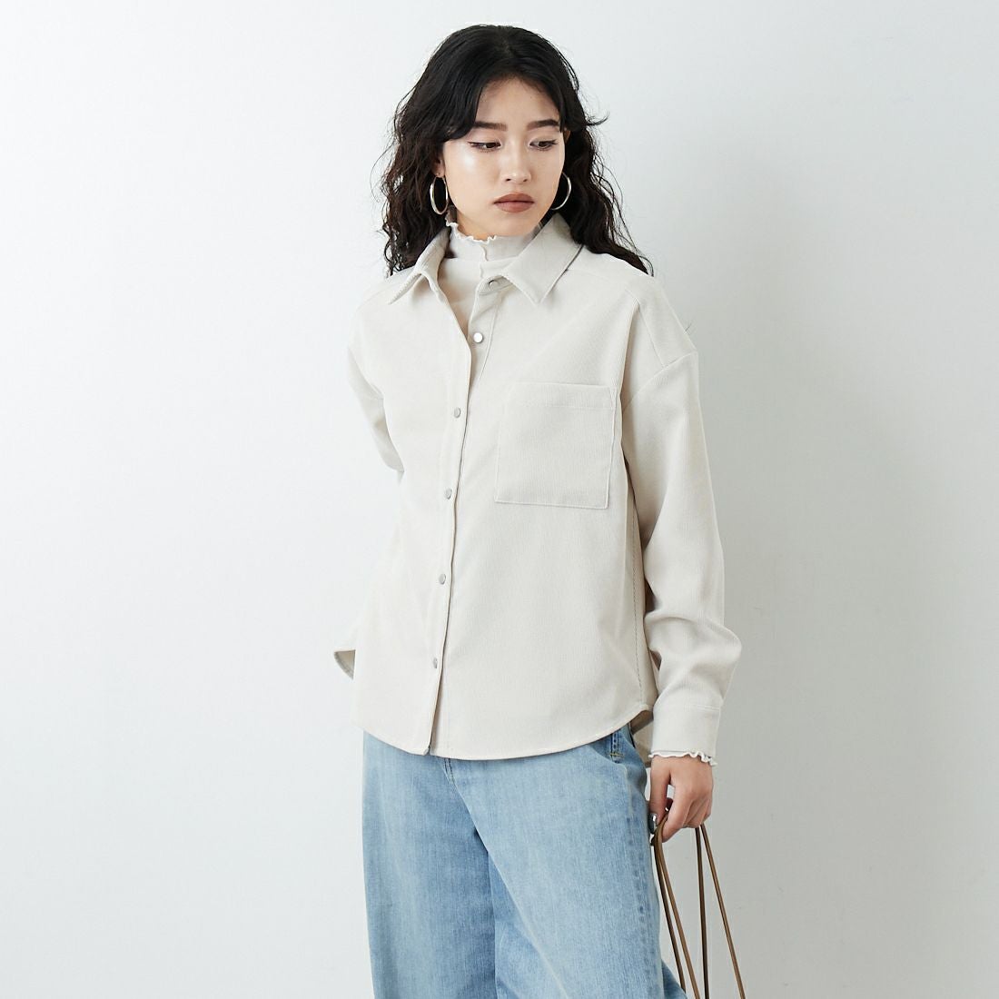 ｱｲﾎﾞﾘｰ&&モデル身長：162cm 着用サイズ：F&&