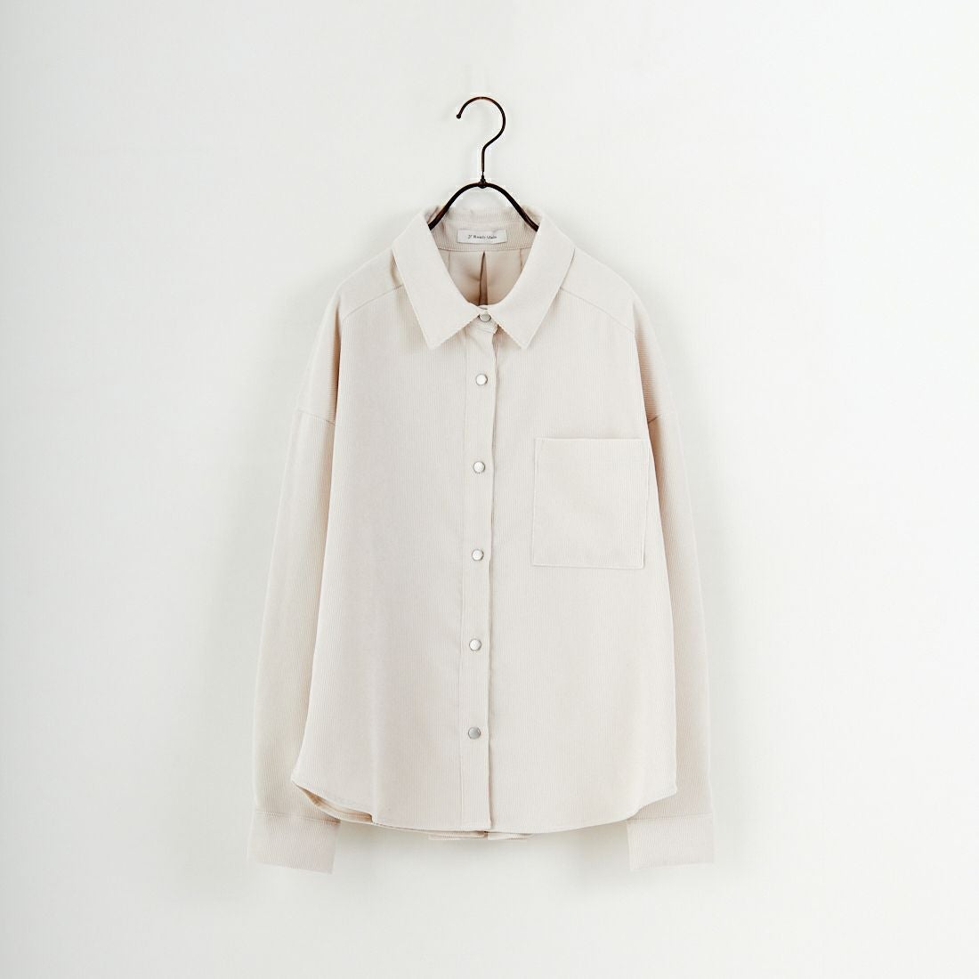 Jf Ready Made [ジイエフレディメイド] コーデュロイドロップタックブラウス [4225650] ｱｲﾎﾞﾘｰ