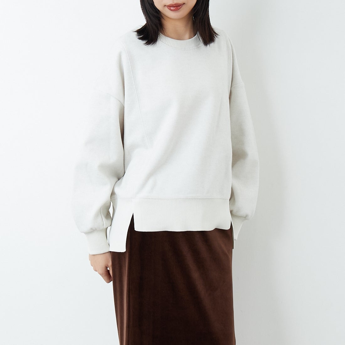 ｱｲﾎﾞﾘｰ&&モデル身長：162cm 着用サイズ：F&&