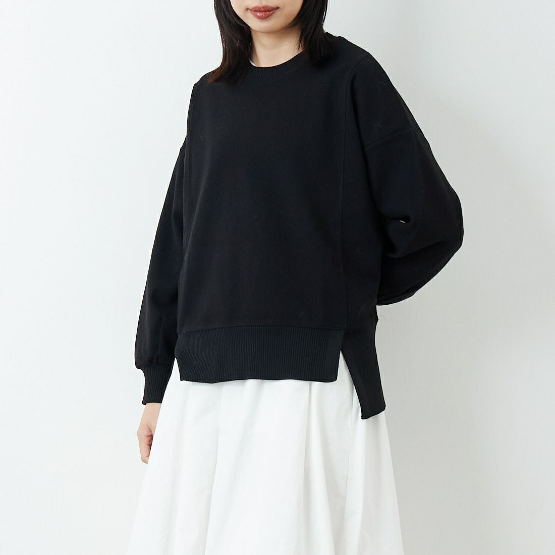 ﾌﾞﾗｯｸ&&モデル身長：162cm 着用サイズ：F&&