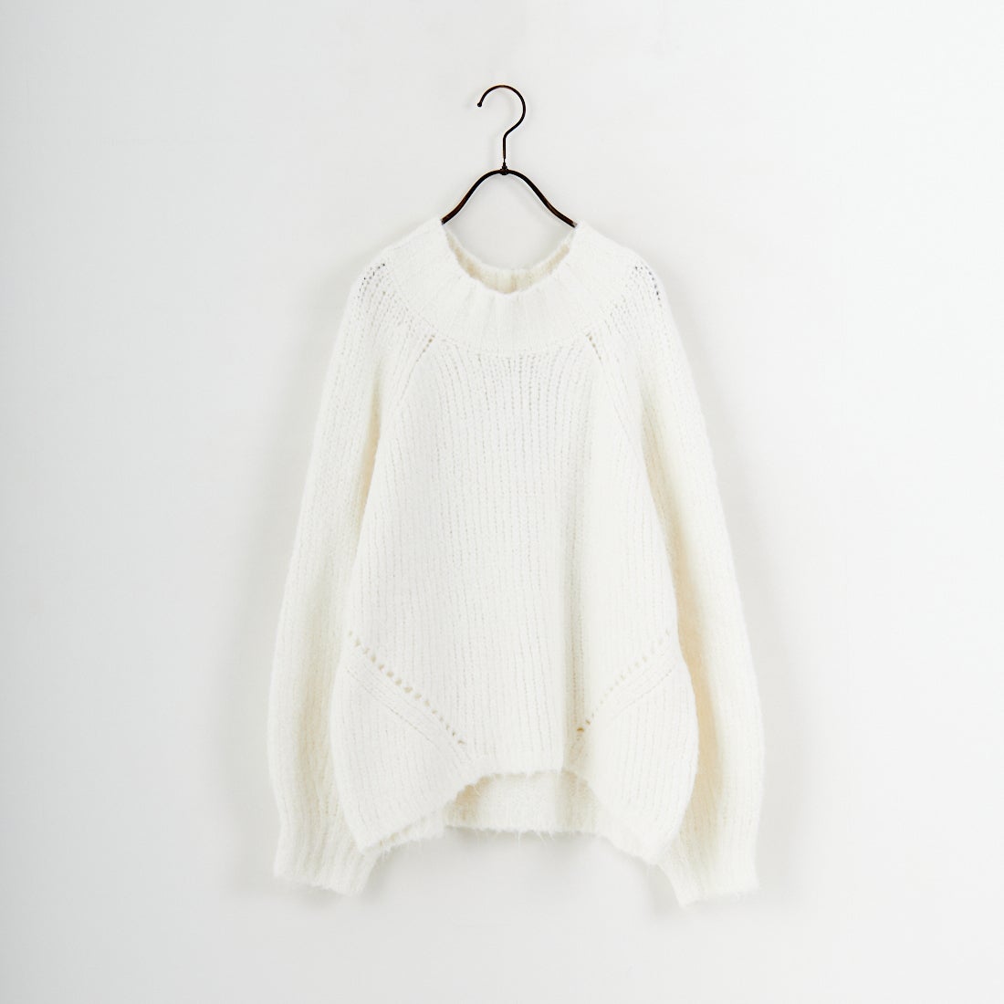 Jf Ready Made [ジェイエフレディメイド] 圧縮起毛ワイドネックプルオーバー [3225466] ｵﾌﾎﾜｲﾄ