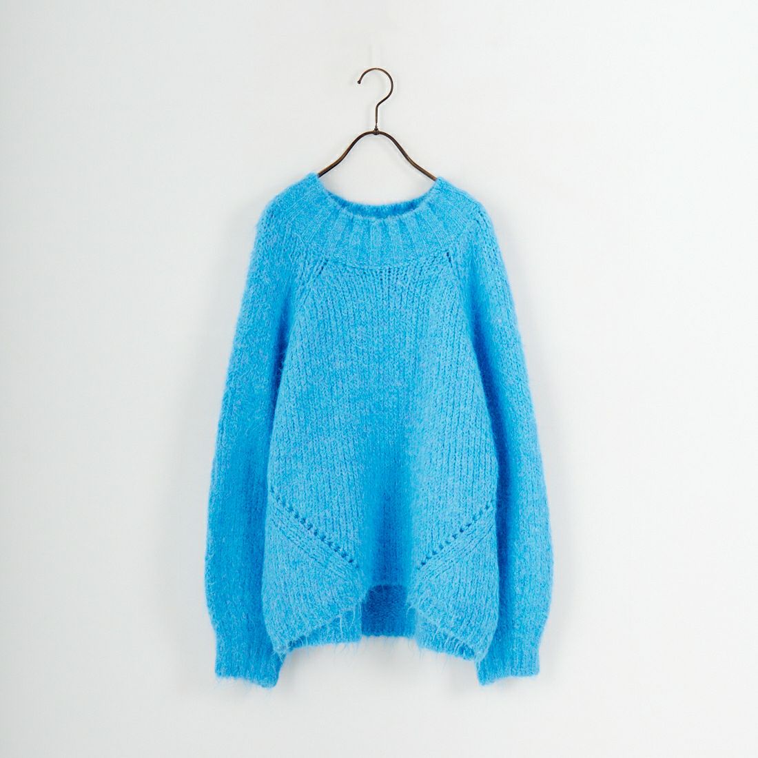 Jf Ready Made [ジェイエフレディメイド] 圧縮起毛ワイドネックプルオーバー [3225466] ﾌﾞﾙｰ