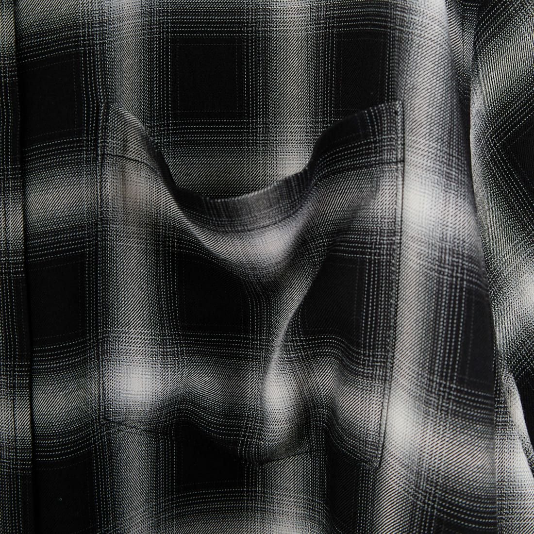 emmi [エミ] チェックオーバーシャツ [13WFB254049] BLK