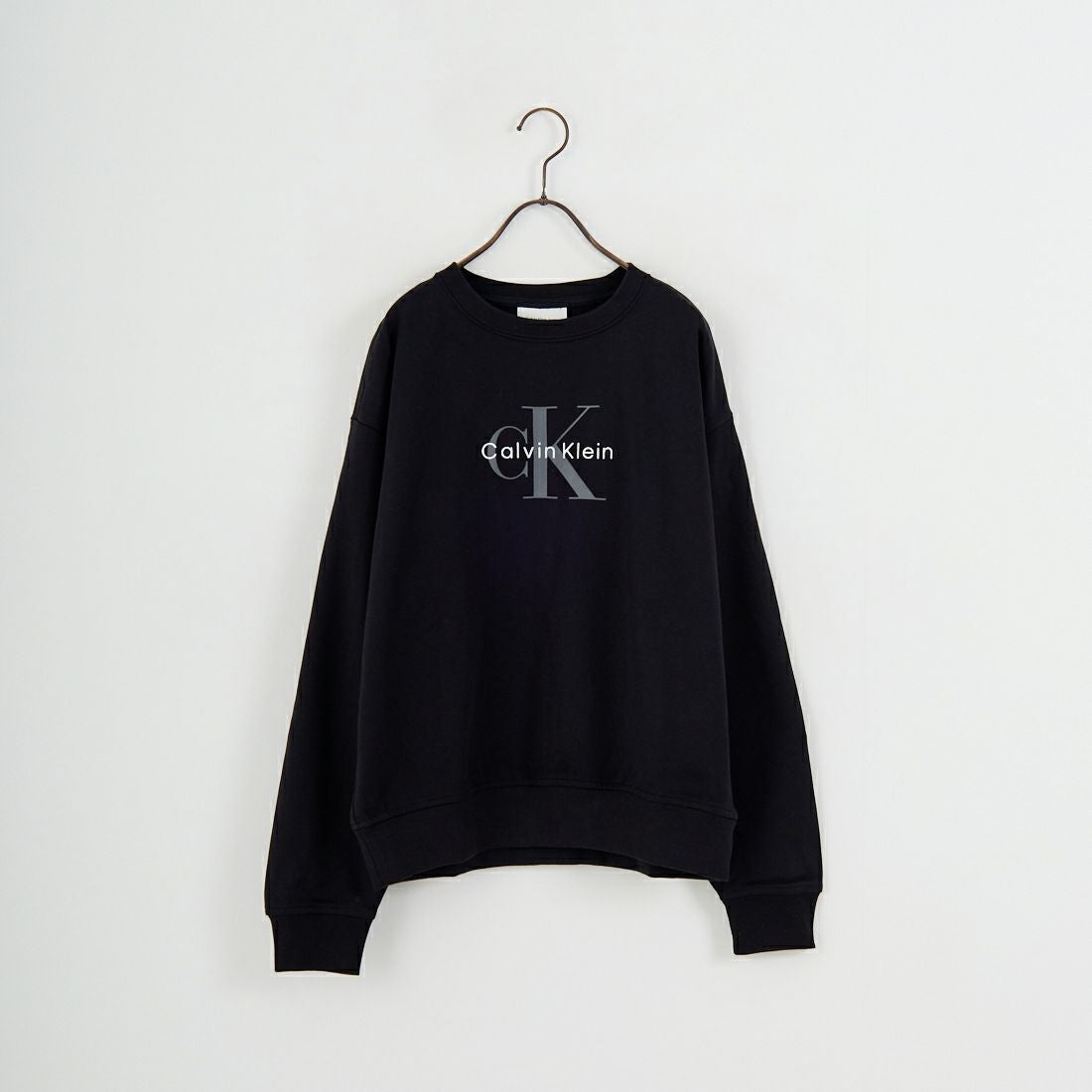Calvin Klein [カルバンクライン] モノグラムロゴ ロングスリーブフレンチテリースウェット [47B234G] UB1