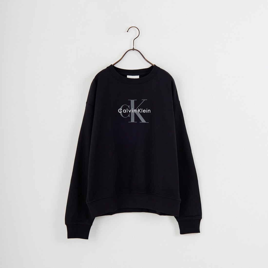 Calvin Klein [カルバンクライン] モノグラムロゴ ロングスリーブフレンチテリースウェット [47B234G] UB1