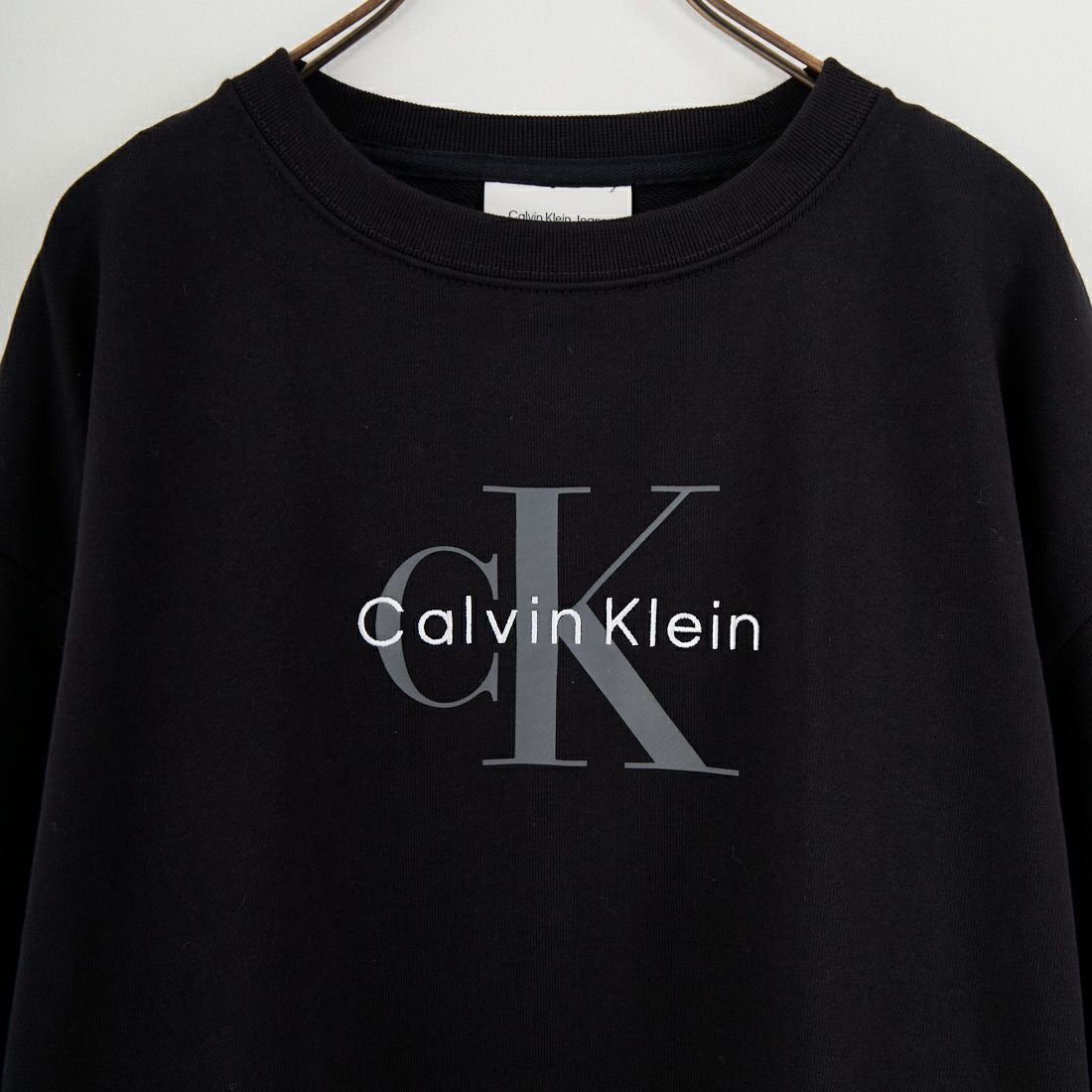 Calvin Klein [カルバンクライン] モノグラムロゴ ロングスリーブフレンチテリースウェット [47B234G] UB1