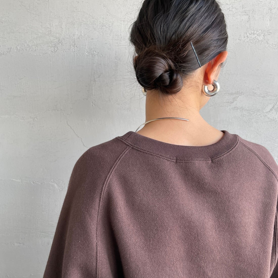 Americana [アメリカーナ] ボリュームスリーブ クルーネックスウェット