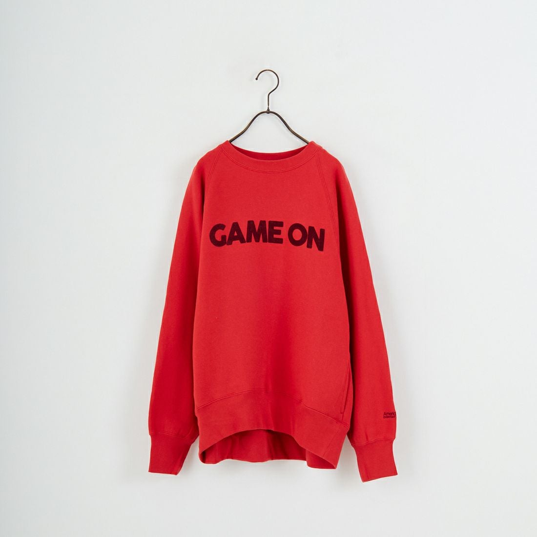 Americana [アメリカーナ] ボリュームスリーブ クルーネックスウェット [BRF-797A-1] ﾚｯﾄﾞ