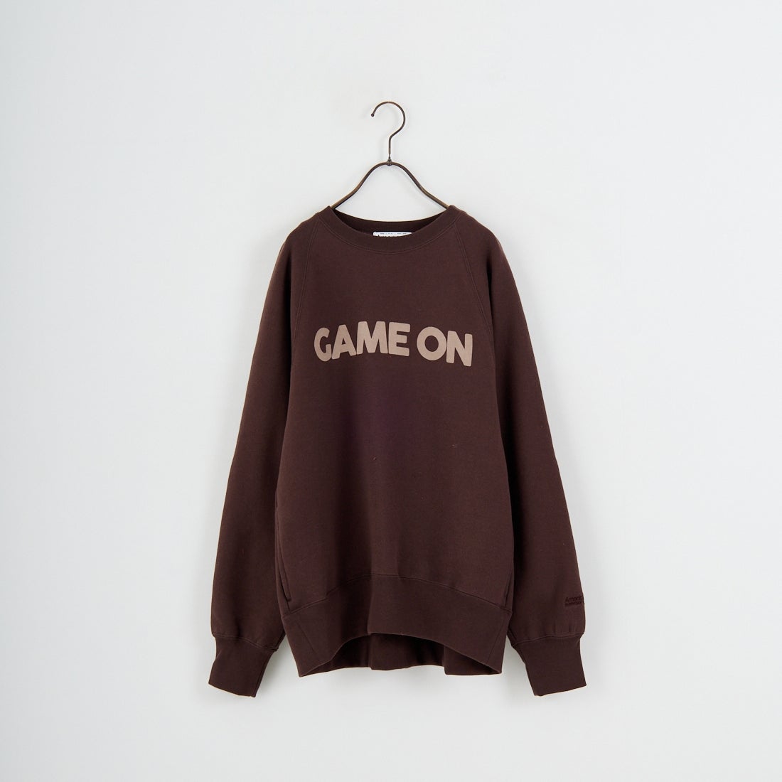 Americana [アメリカーナ] ボリュームスリーブ クルーネックスウェット [BRF-797A-1] Dﾌﾞﾗｳﾝ