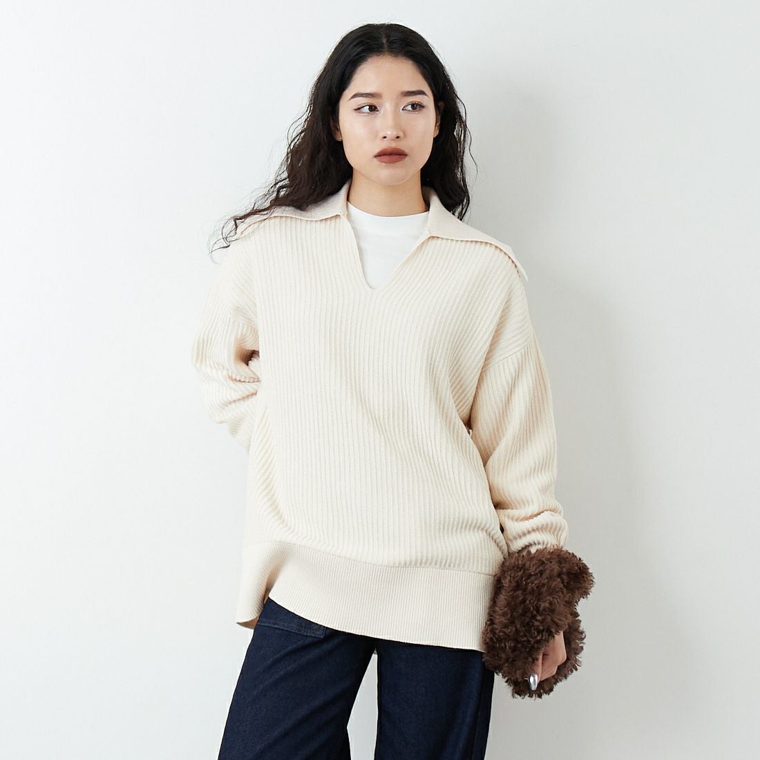 IVOY&&モデル身長：162cm 着用サイズ：F&&