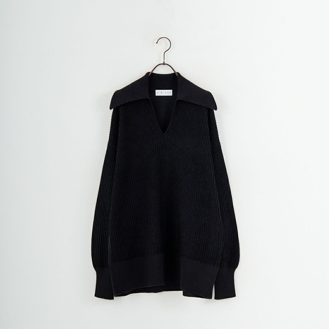 RIM.ARK [リムアーク] ベーシックカラーリブプルオーバー [460JSL70-2271] BLK