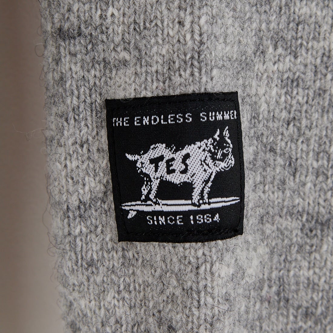 The Endless Summer [エンドレスサマー] BUHI サガラ刺繍ウールニット [AS-25774323] 03 MIX GRY