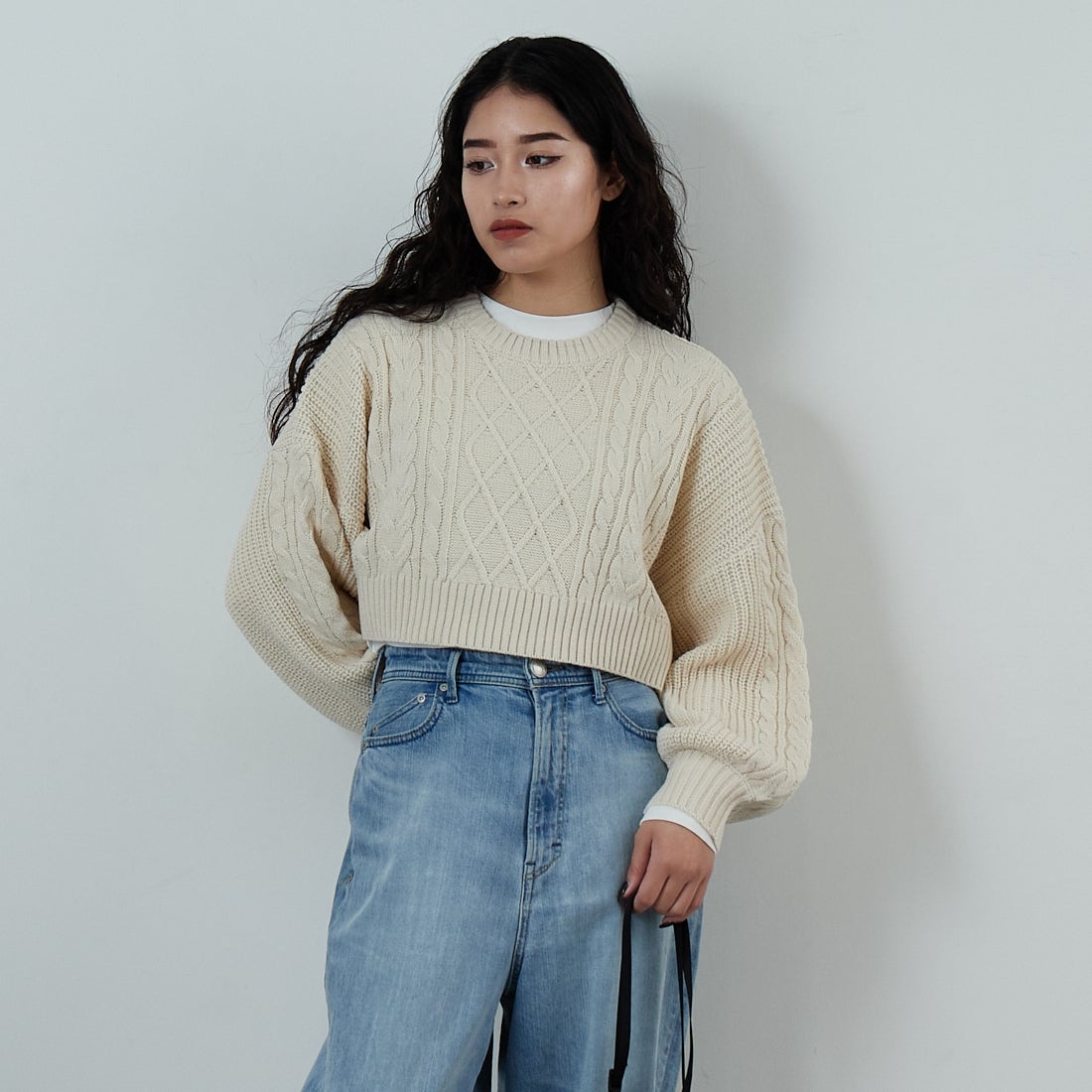 BEIGE&&モデル身長：162cm 着用サイズ：F&&