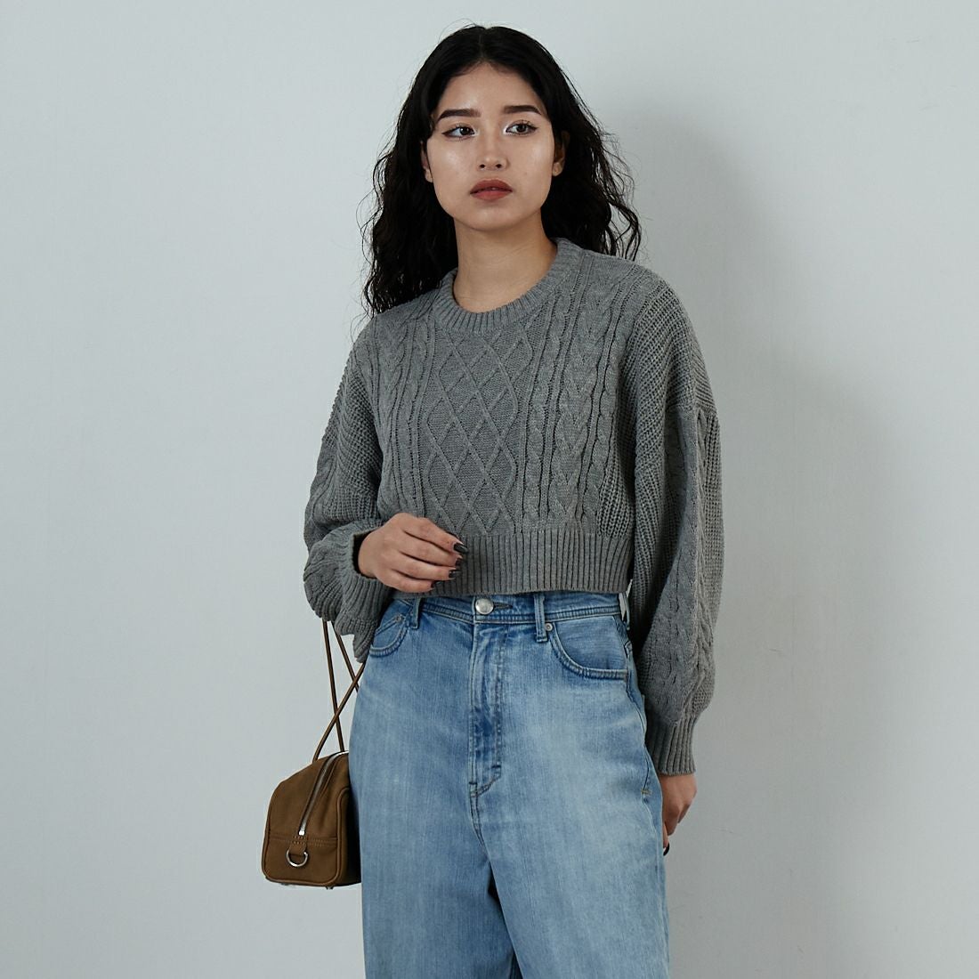 GRAY&&モデル身長：162cm 着用サイズ：F&&