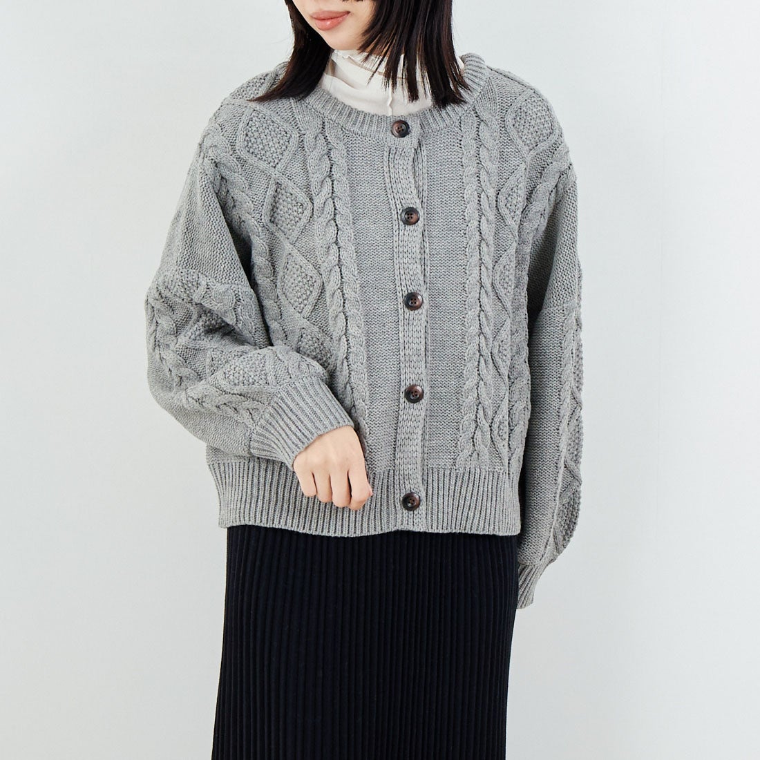 GRAY&&モデル身長：162cm 着用サイズ：F&&